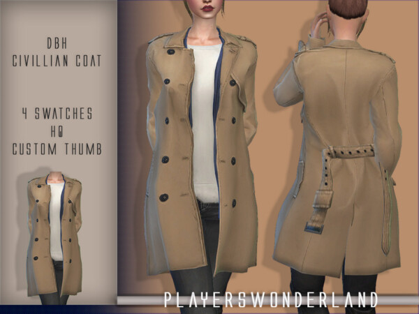 DBH Civilian Coat by PlayersWonderland from TSR
