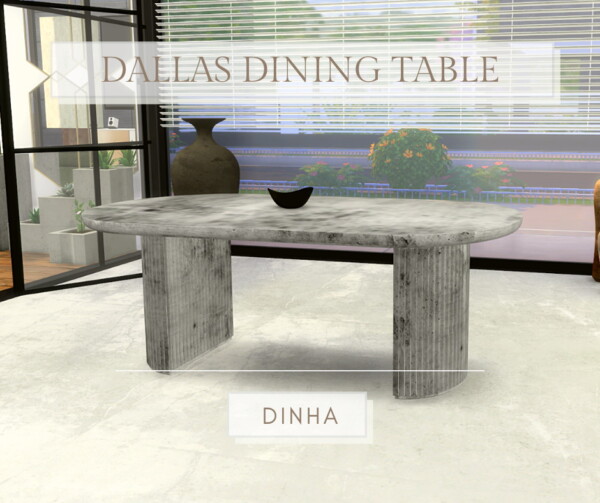 Dallas Dining Table from Dinha Gamer