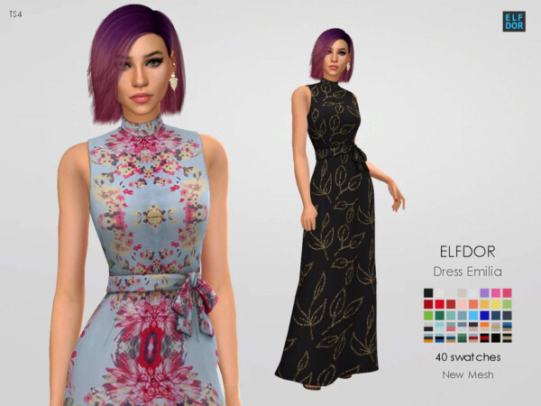 Dress Emilia by Elfdor from TSR