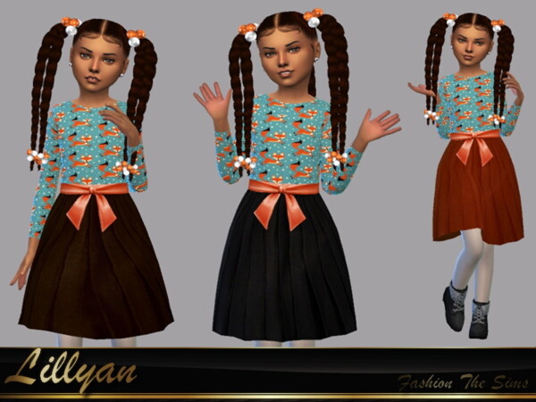 Dress Polyana by LYLLYAN from TSR