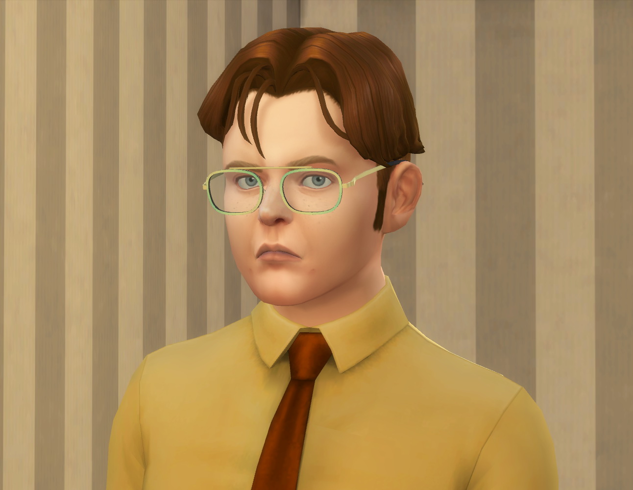 Dwight Schrute by mobichiro from Mod The Sims • Sims 4 Downloads