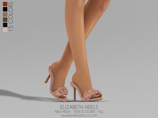 Elizabeth heels from Red Head Sims