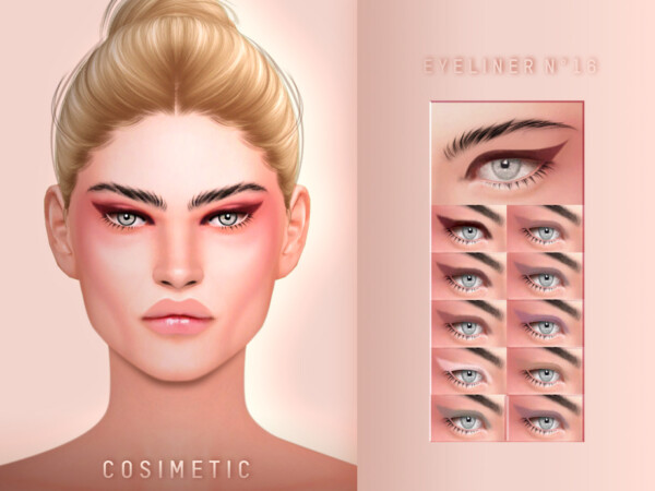 Eyeliner N16 By Cosimetic From Tsr • Sims 4 Downloads