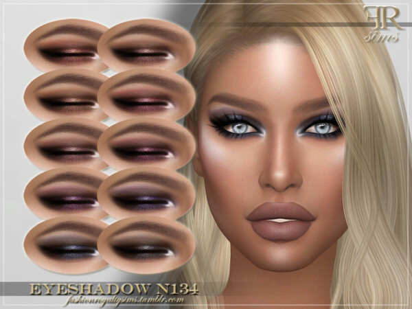 Eyeshadow N134 by FashionRoyaltySims from TSR