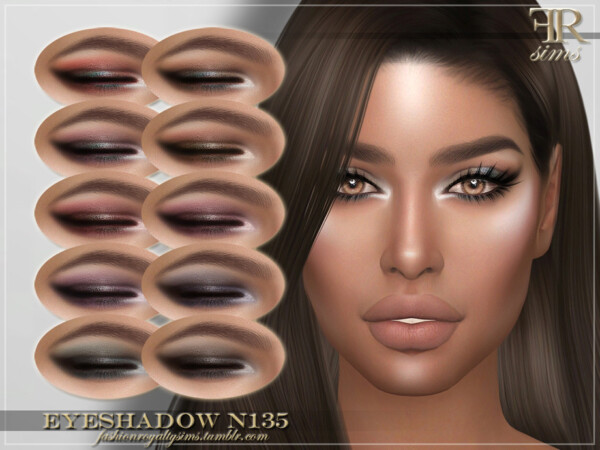 Eyeshadow N135 by FashionRoyaltySims from TSR