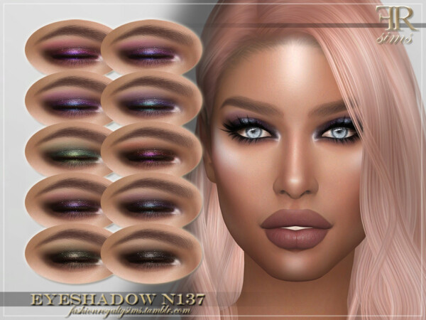 Eyeshadow N137 by FashionRoyaltySims from TSR