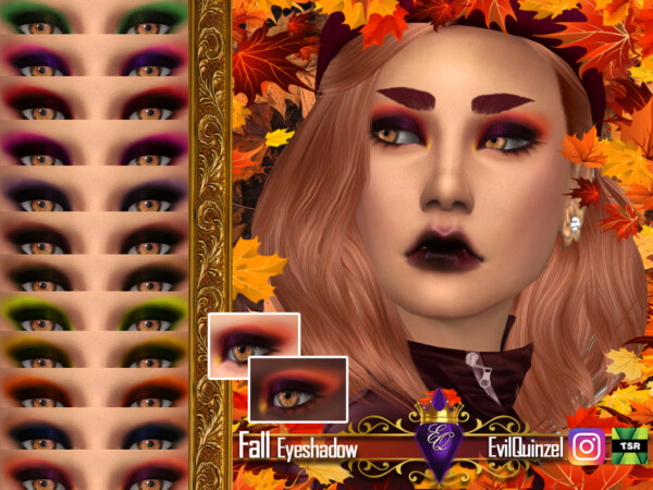 Fall Eyeshadow by EvilQuinzel from TSR