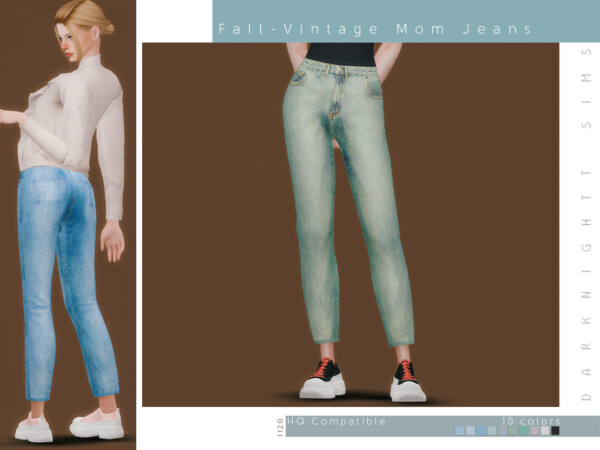 Fall Vintage Mom Jeans by DarkNighTt from TSR