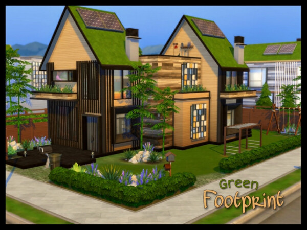Green Footprint House by sparky from TSR