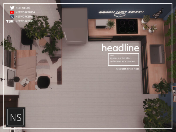 Headline Brick Floor by Networksims from TSR