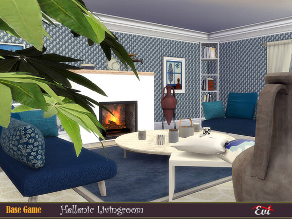 Hellenic livingroom by evi from TSR