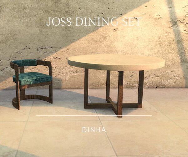Joss Dining Set from Dinha Gamer
