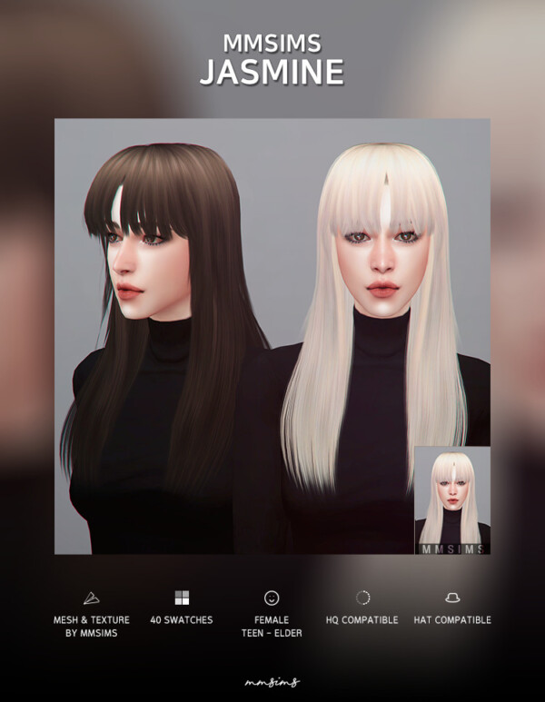 Jasmine Hairstyle from MMSIMS