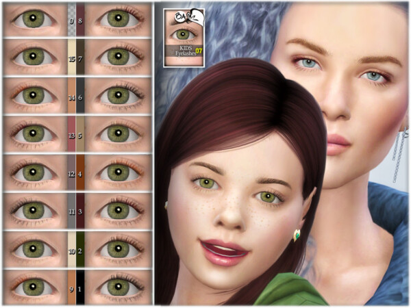 The sims 4 toddler eyelashes