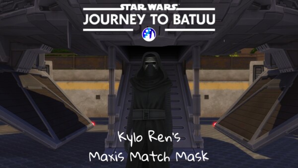 Kylo Rens Maxis Match Mask by CommodoreLezmo from Mod The Sims