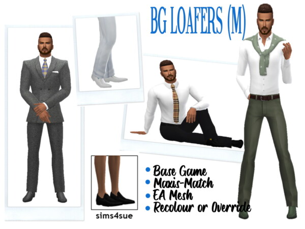 Loafers from Sims 4 Sue