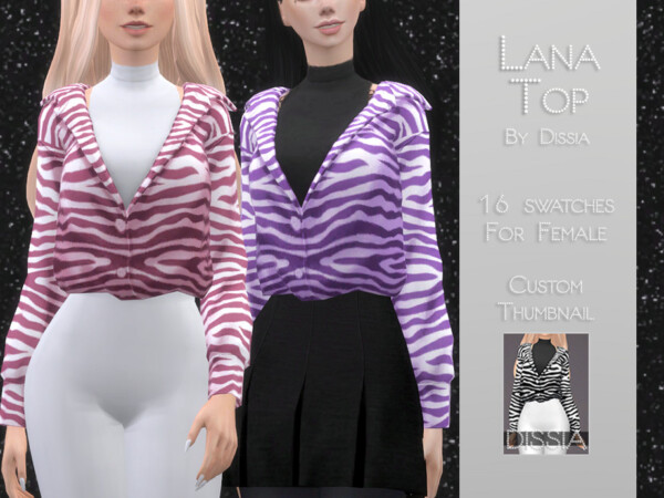 Lana Top by Dissia from TSR