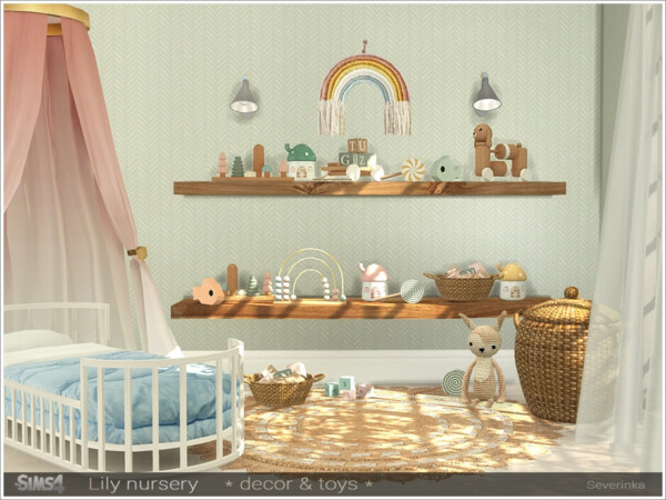 Lily nursery decor and toys by Severinka from TSR