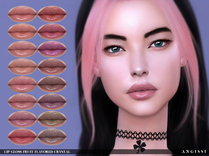 Lip gloss Fruit Flavored Crystal by ANGISSI from TSR * Sims 
