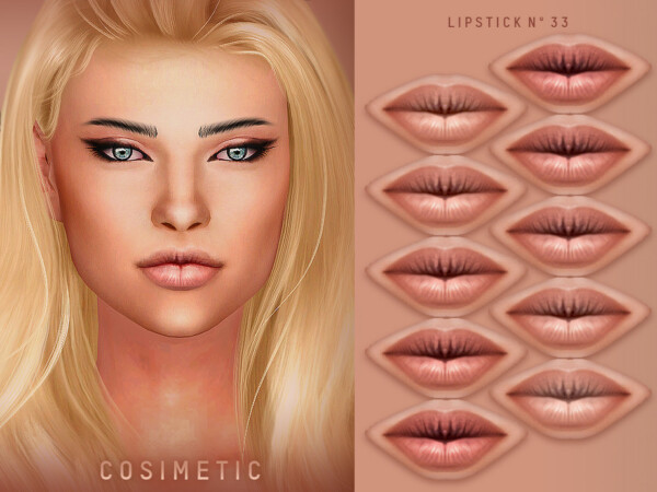Lipstick N33 by cosimetic from TSR