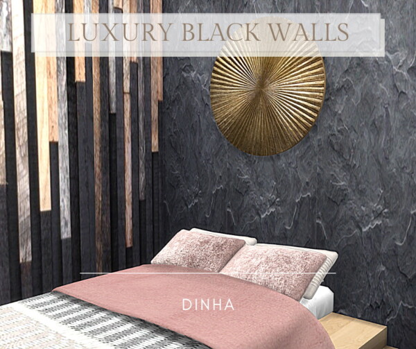 Luxury Black Walls from Dinha Gamer