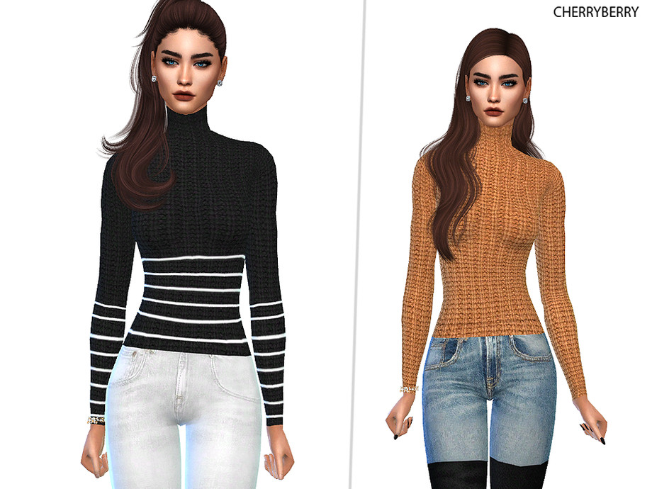 Sims 4 Turtleneck Accessory