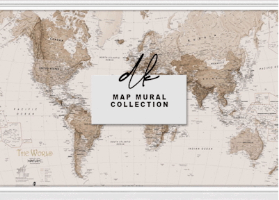 Map Mural Collection from DK Sims