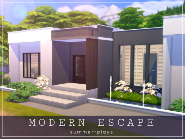 Modern Escape House by Summerr Plays from TSR