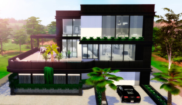 Modern Tumblr House from Liily Sims Desing