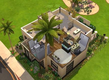 Modern tranquility home by NosilA from Luniversims
