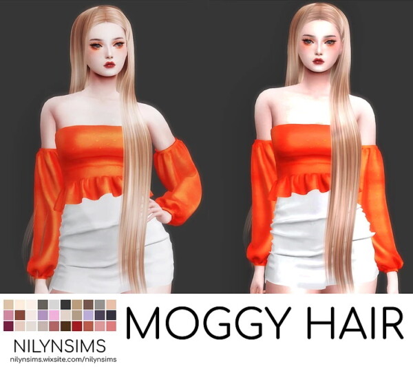 Moggy Hair from Nilyn Sims 4