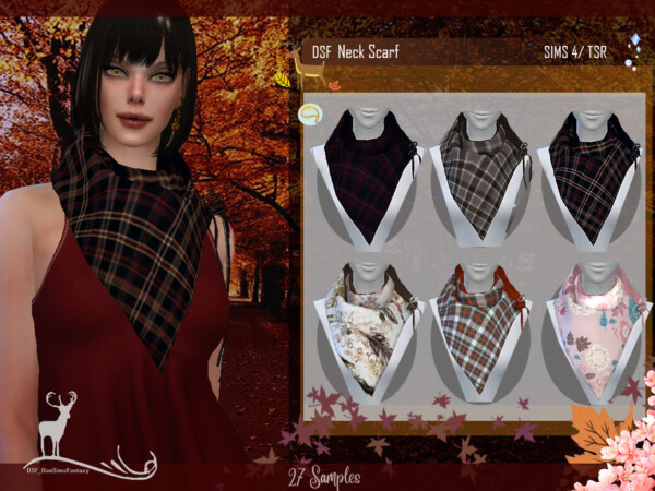 Neck Scarf by DanSimsFantasy from TSR