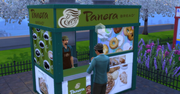 Panera Bread coffee and pastry stand by ArLi1211 from Mod The Sims