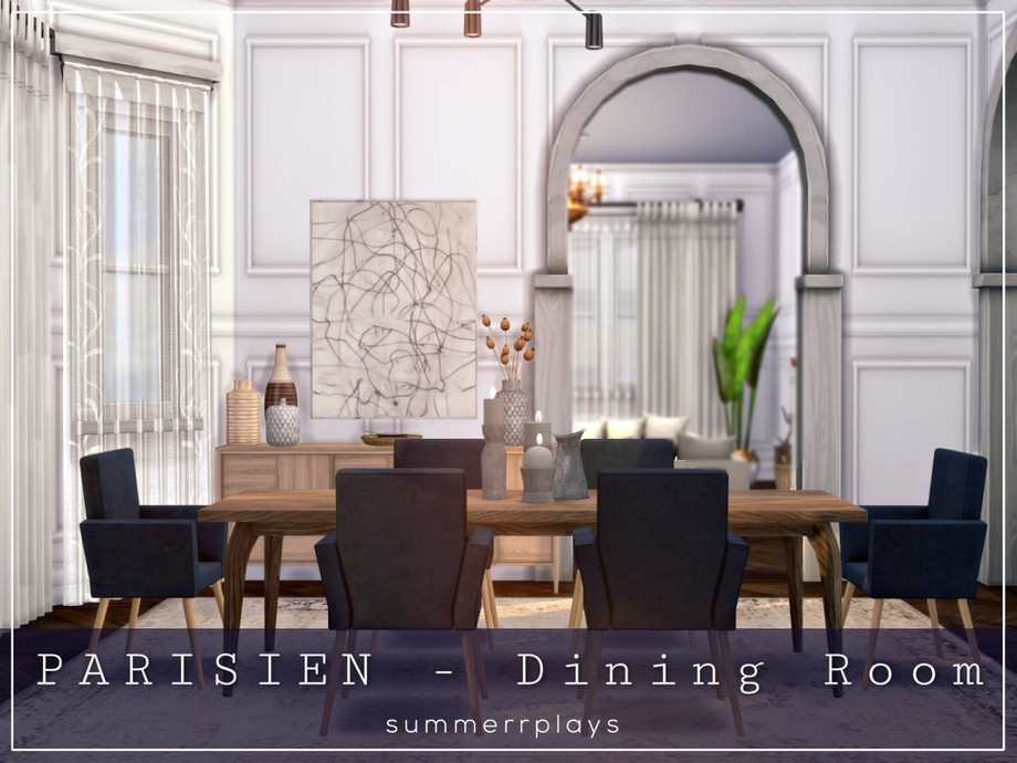 The Sims Models Dining room sets by Milana&Granny Zaza • Sims 4 Downloads