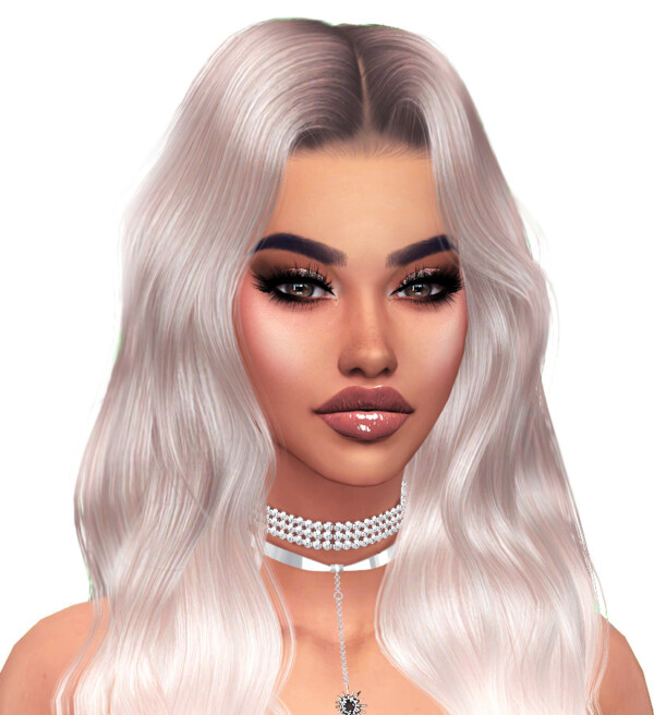 Pressed Powder Palette, Cheetah Eyebrows and Lux Lipsticks from Kenzar Sims