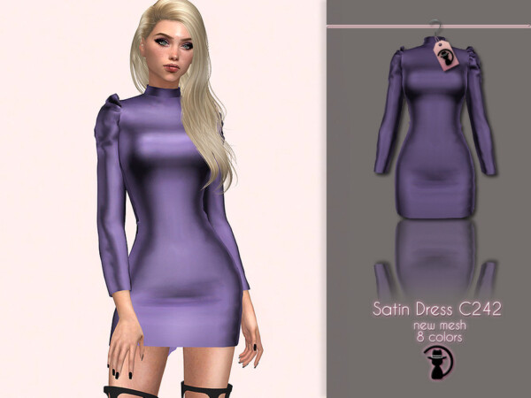 Satin Dress by turksimmer from TSR