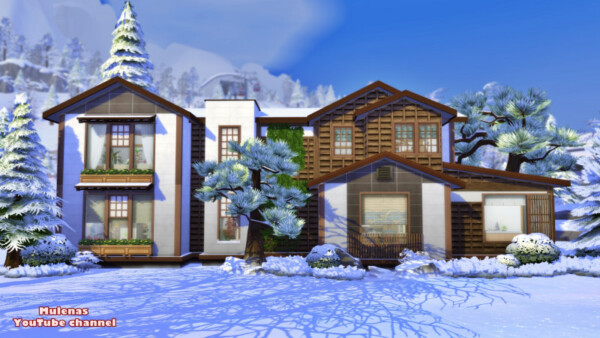 Snow family house from Sims 3 by Mulena
