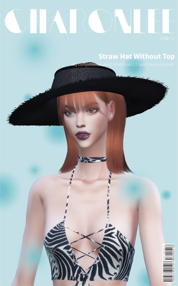 Straw Hat Without Top from Charonlee