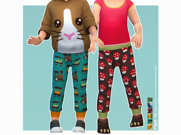 Sweatpants for Toddler 06 by lillka from TSR