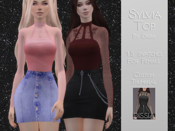 Sylvia Top by Dissia from TSR