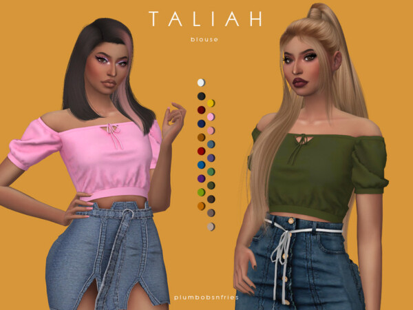 Taliah blouse by Plumbobs n Fries from TSR