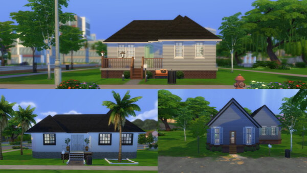 Tutorial Houses by Brainl3ss from Mod The Sims