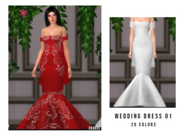 Wedding Dress 01 by OranosTR from TSR