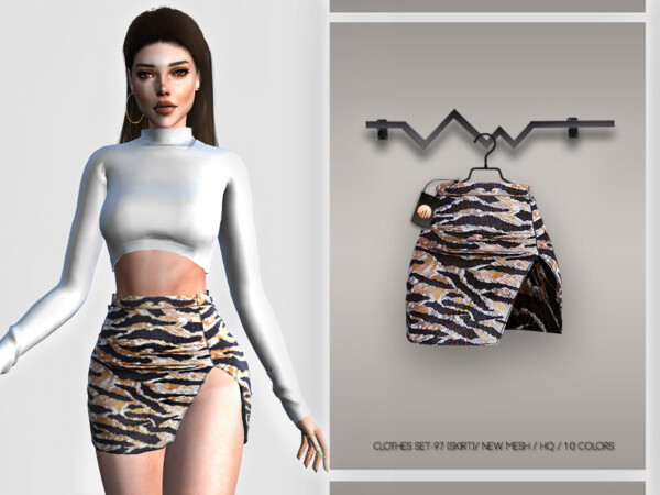 Clothes Set 97 Skirt  by busra tr from TSR