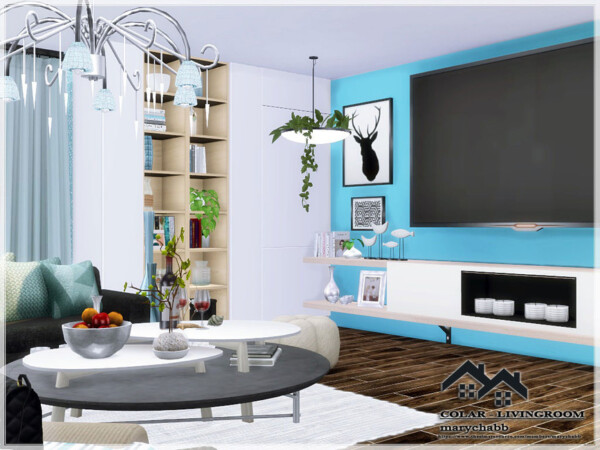 Colar Livingroom by  marychabb from TSR