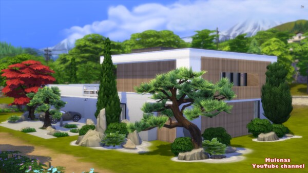 Japanese house from Sims 3 by Mulena