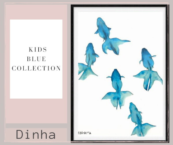 Kids Frame Blue Collection from Dinha Gamer
