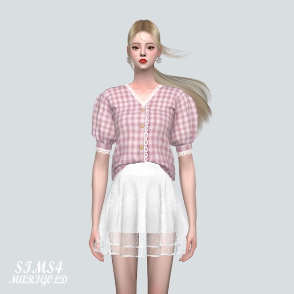 JJ Lace Blouse from SIMS4 Marigold