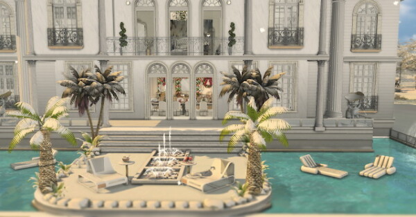 American Mansion for Christmas from Liily Sims Desing