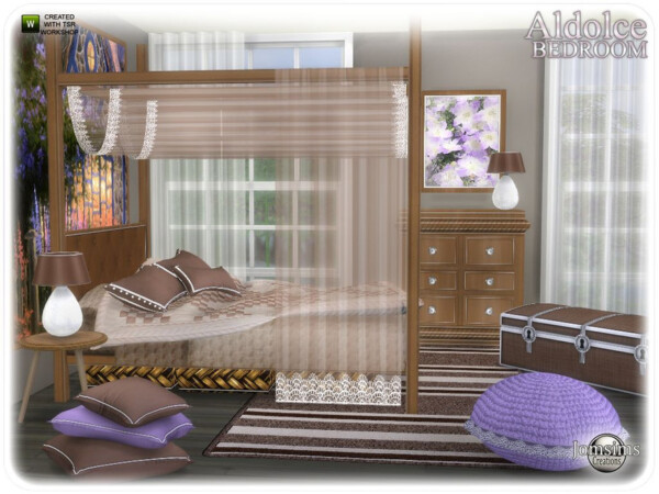 Aldolce bedroom by jomsims from TSR